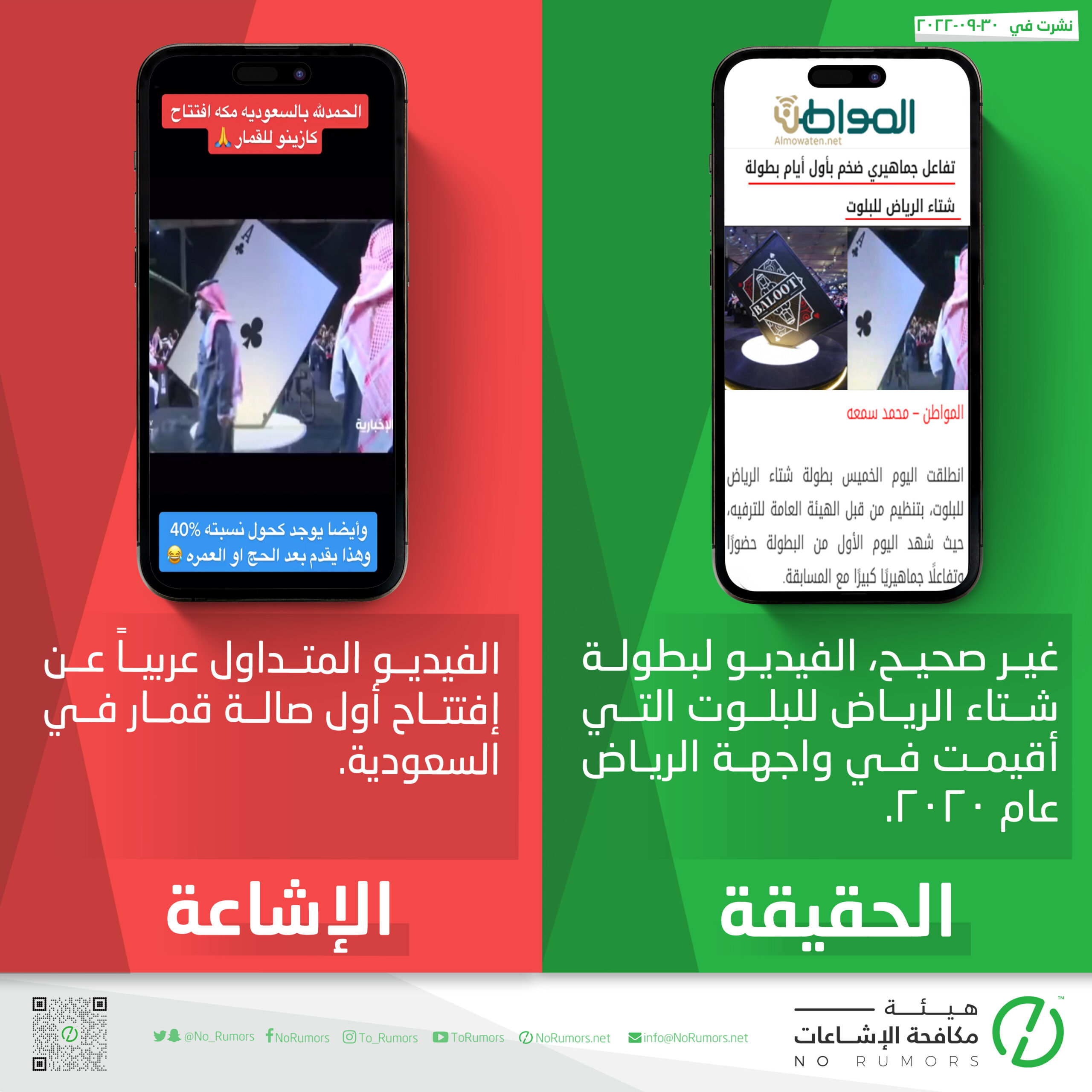 حقيقة الفيديو المتداول عربياً عن إفتتاح أول صالة قمار في السعودية